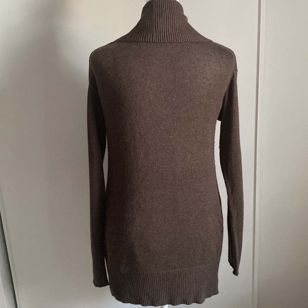 Vintage Banana Republic Women’s Long Wide Collar Surplice Angora Blend Sweater - Picture 3 of 8